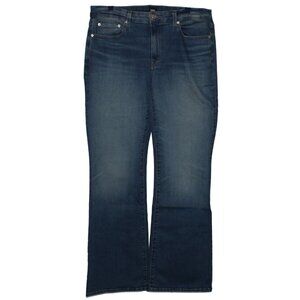 Edwin 1947 Women's Lark Mid-Rise Boot Cut Jeans Blue Flashback Size 32 USA Made